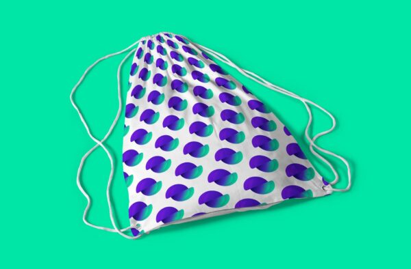 cleargro String Bag (Small Logos)